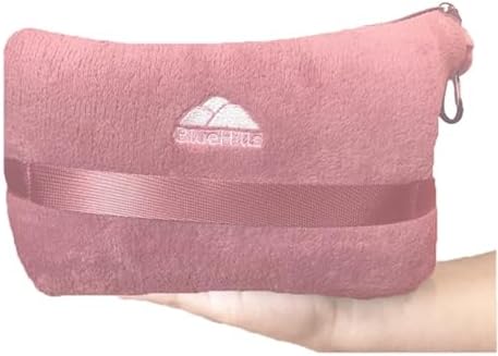 BlueHills Premium Soft Travel Blanket Pillow Dusty Rose Pink M02