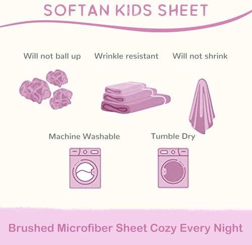 Softan Kids Bowknot Sheet Set 4 Piece