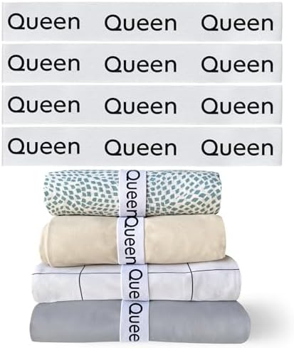 Niagara 4 Pack Bed Sheet Organizer Bands - Fully Elastic Linen Storage