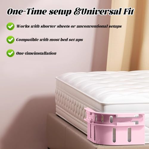 Bed Sheet Holder Lock Strips Secure Neat Fixation