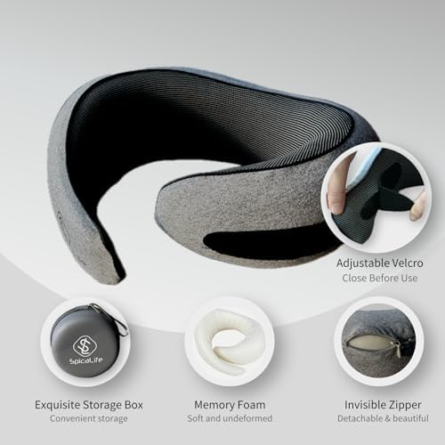 Spicalife Neck Travel Pillow Set with Storage Box