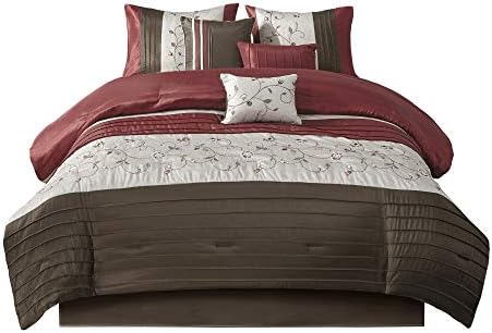 Madison Park Serene Faux Silk 7-Piece Comforter Set