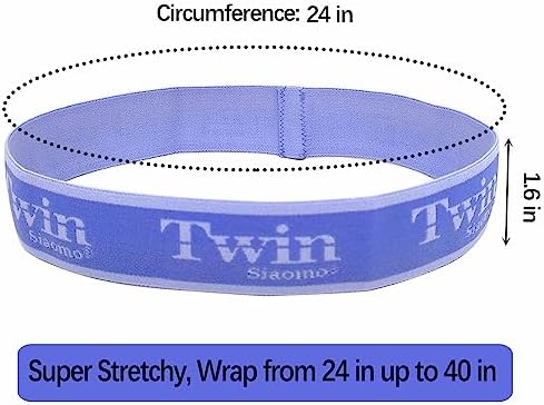 Siaomo Bed Sheet Organizer Bands - Twin 4PCS Blue