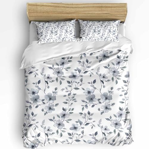 Boanket 3-Piece Queen Size Duvet Cover Set with Zipper