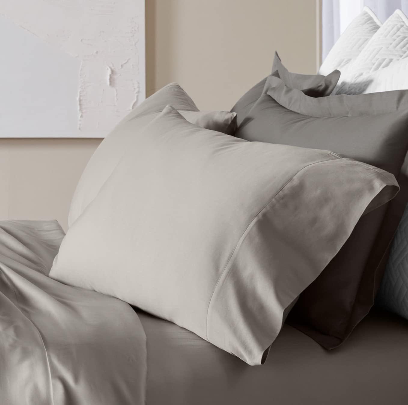 Boll Branch King Pillowcase Set - Pewter