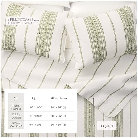 Great Bay Home TwinTwin XL Reversible Quilt Bedding Set
