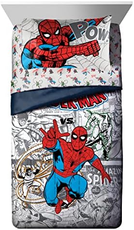 Marvel Spiderman Comforter Set - 7 Piece Full Size Bedding