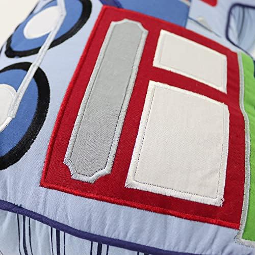 Brandream Train Shaped Throw Pillow for Kids Boys Bedroom