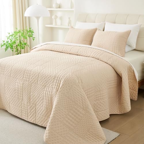 Cmfshape King Size Quilt Bedding Set with 2 Pillow Shams