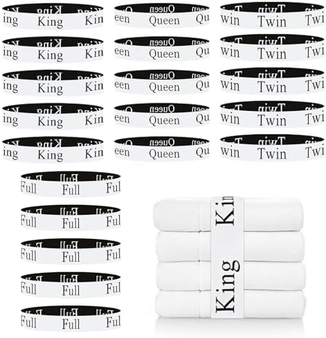 Meatykui 20 Piece Bed Sheet Organizer Bands for King Queen Full Twin