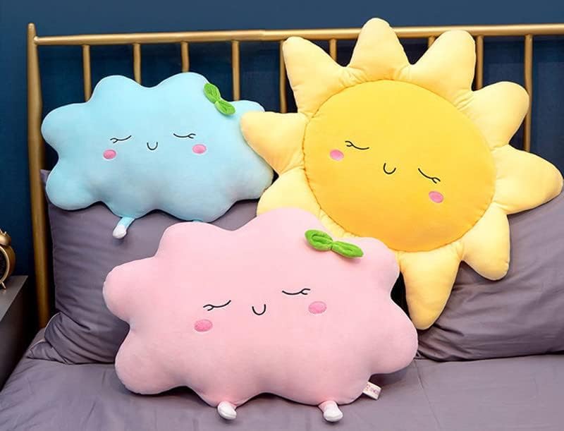 JOSON Sun Shaped Pillow Soft Plush Throw Cushion