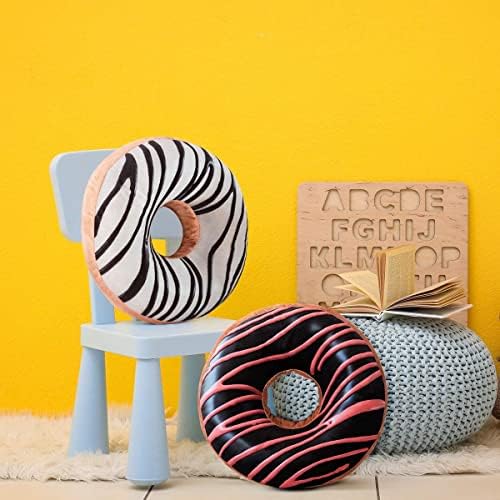 HYSEAS Donut Shaped Throw Pillow 14 Inch 2 Pack