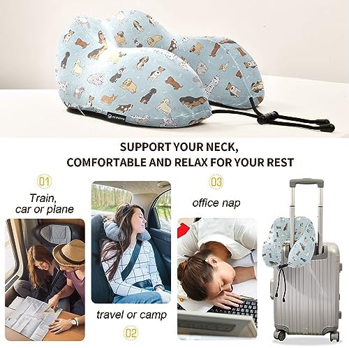 Sletend Travel Neck Pillow with Storage Bag