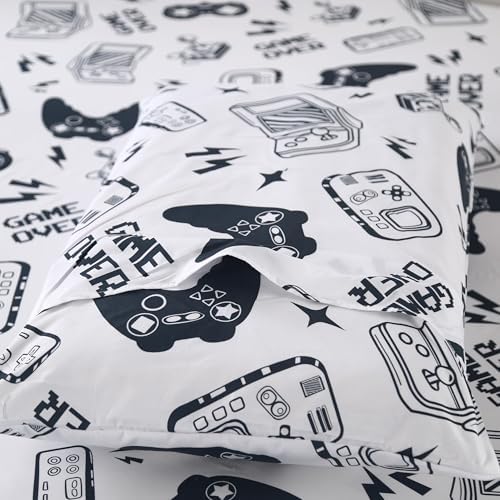 SDIII Gamer Bedding Sheet Set 4PCS Full Size for Kids