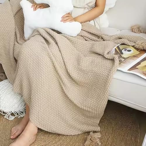 Yokqexz Bed Runner King Size - Khaki 80x230cm