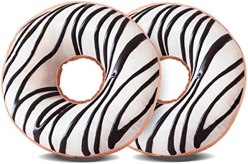 HYSEAS Donut Shaped Throw Pillow 14 Inch 2 Pack