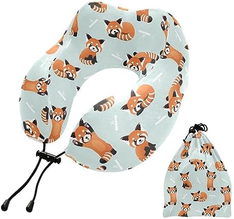 Sletend Cute Red Panda Travel Neck Pillow