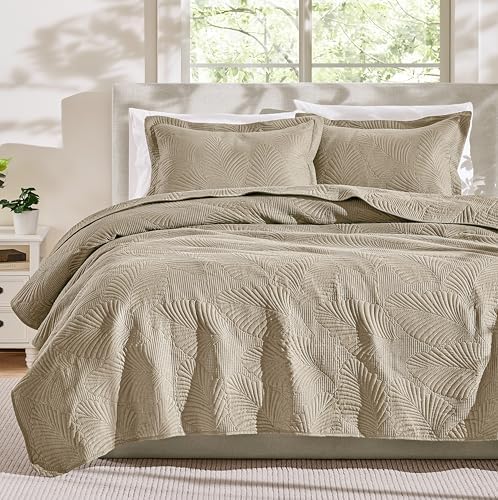 B2EVER King Size Quilt Set with Pillow Shams