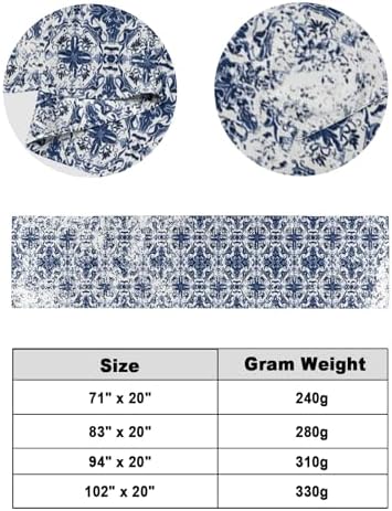 Ldtrchee Navy Blue Bed Runner for Queen Size Bed