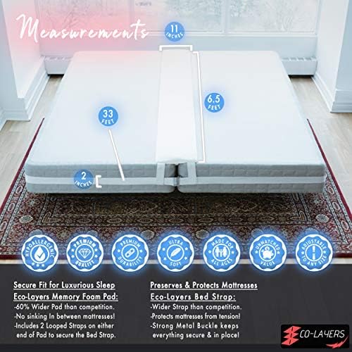 ECO-Layers Bed Bridge Twin to King Converter Kit 1