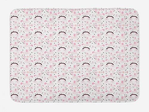 Ambesonne Unicorn Party Bath Mat Plush Non-Slip Decor