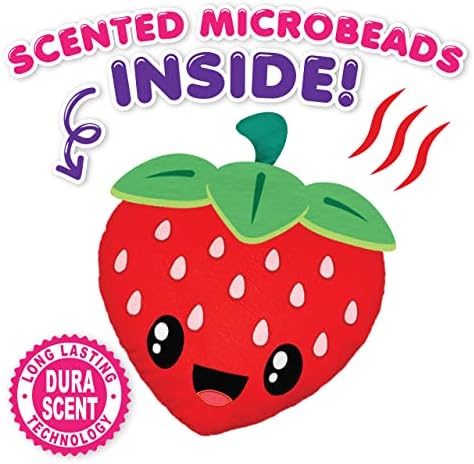 Scentco Smillows Strawberry Scented Plush Pillow - Kids Room Decor