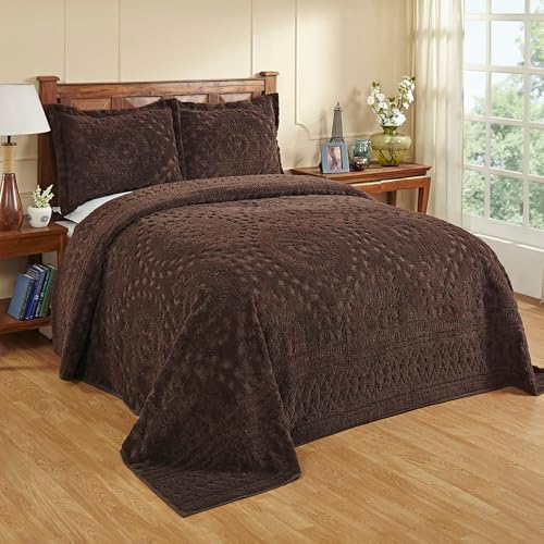 Better Trends Chenille Bedspread FullDouble 100 Cotton 1