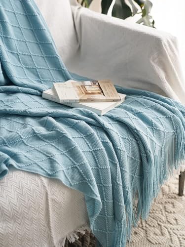 HSTANGKY Luxury Tassel Bed Runner with Piping - Black