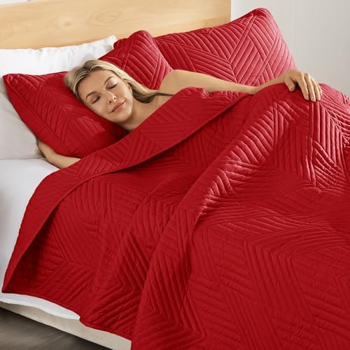 Exclusivo Mezcla Ultrasonic Full Queen Quilt Set