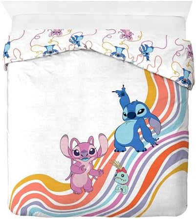 Jay Franco Duvet Cover Set Disney Lilo and Stitch Full Size