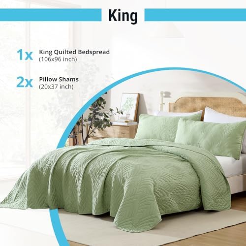 HLCME Weston - 3 Piece King Quilt Set