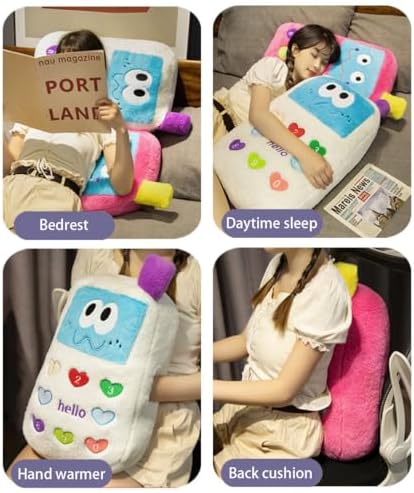 Kids Room Decor Cute Phone Shape Throw Pillow