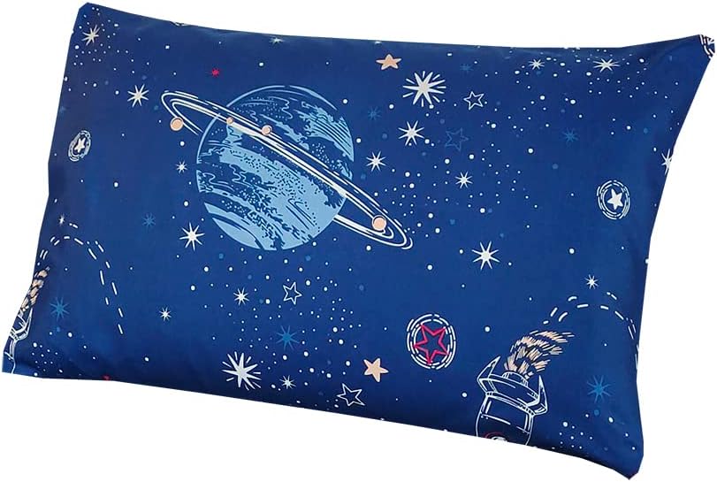MAG 3 Pcs Space Sheet Set with Planets Stars Rockets Pattern
