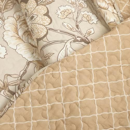 Lush Decor Sydney Reversible Quilt Set 3 Piece King