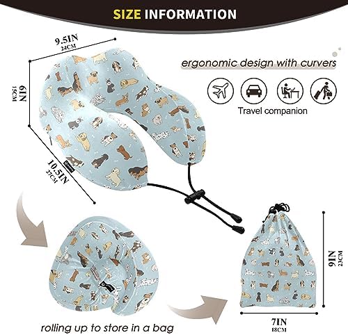 Sletend Travel Neck Pillow with Storage Bag