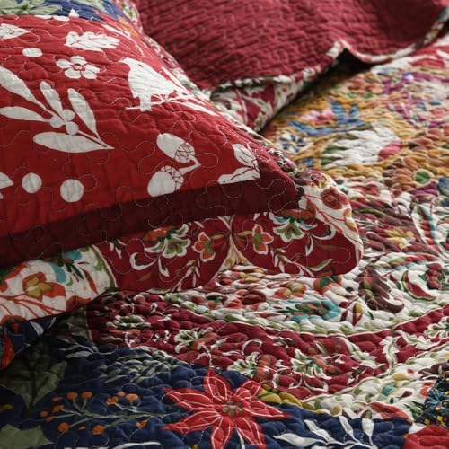 ENASAL Cotton Reversible Quilt Set King Size