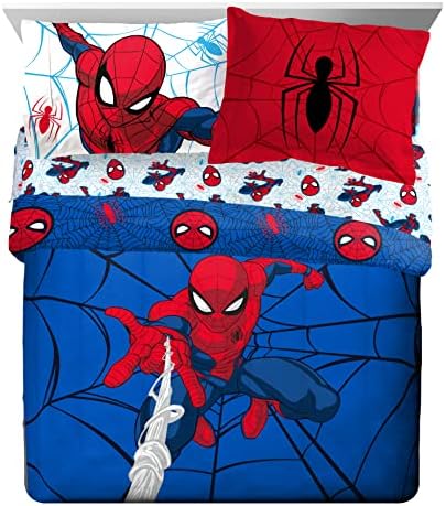 Jay Franco Marvel Spiderman Webtastic Queen Bed Set