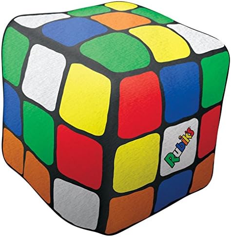 iscream Rubiks Cube Shape 11x11x11 Throw Pillow