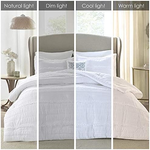 Madison Park Celeste Comforter Set White 5 Piece King
