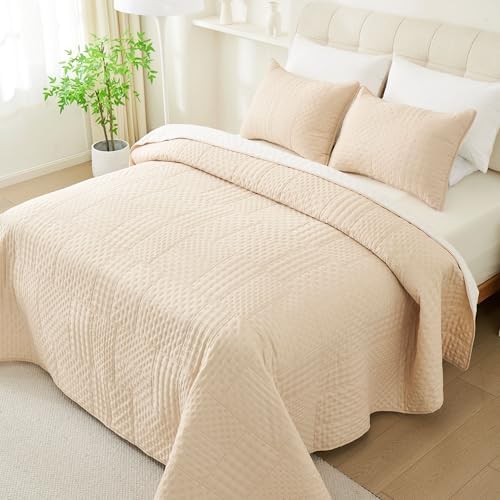 Cmfshape King Size Quilt Bedding Set with 2 Pillow Shams