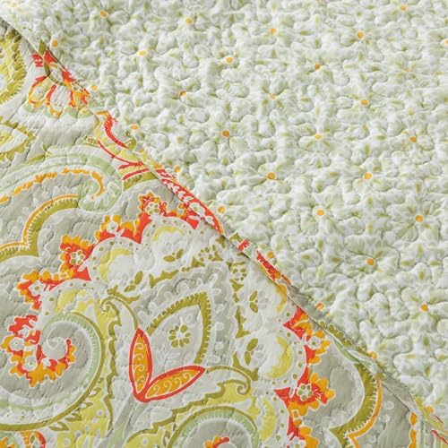 NEWLAKE Reversible Cotton Quilt Set King Size