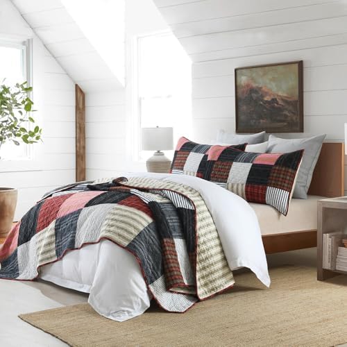 mixinni 100 Cotton Reversible Quilt Set for King Bed