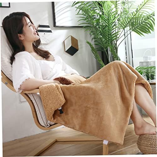 USB Heated Throw Blanket with Warm Pocket 24x32inch