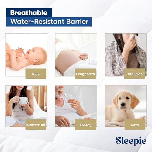 Sleepie 100 Waterproof Mattress Protector Twin XL 1