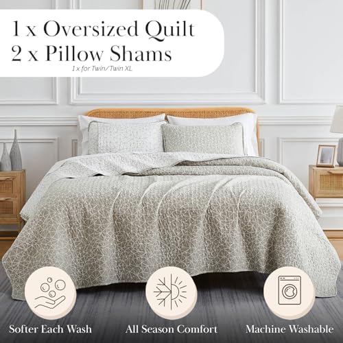Southshore Fine Living Lightweight Cal King Quilt Set 1