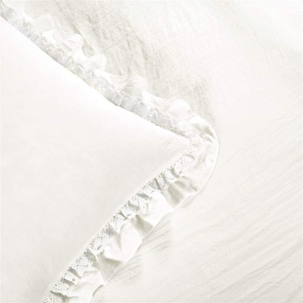Lush Decor - Ella White Comforter Set with Shams
