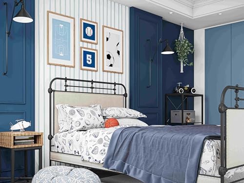 Kids Sports Bedding Set Queen Size with 2 Pillowcases