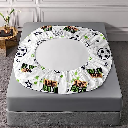 AILONEN Soccer Bed Sheet Set Twin XL Kids Teens