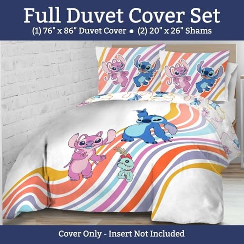 Jay Franco Duvet Cover Set Disney Lilo and Stitch Full Size