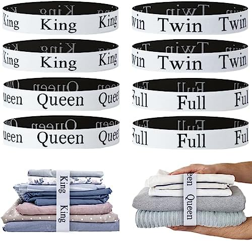 Yesongreat 8-Piece Bed Sheet Organizer Bands